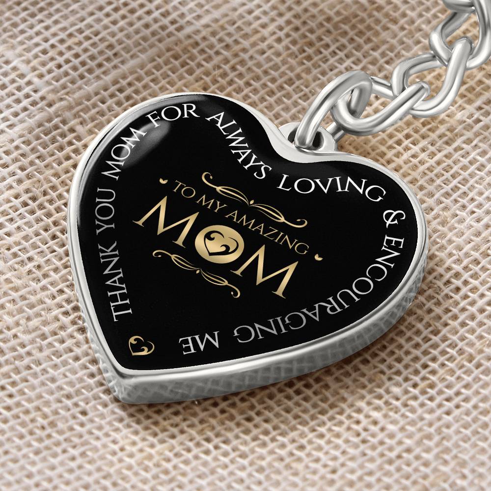 MY AMAZING MOM Curb Keychain Attachment