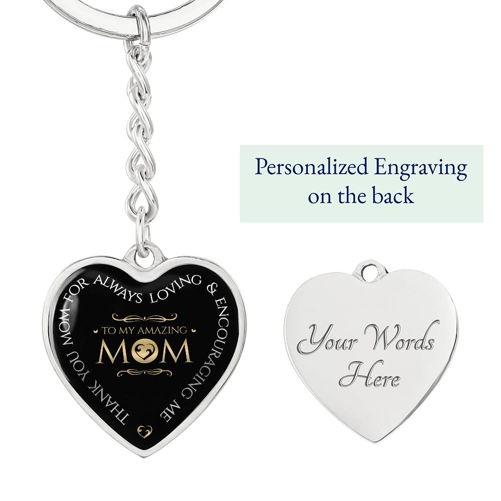 MY AMAZING MOM Curb Keychain Attachment