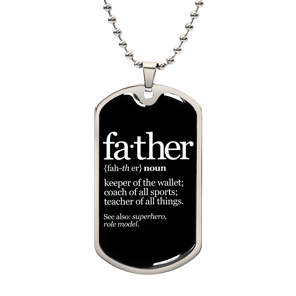far the rnoun DOG TAG