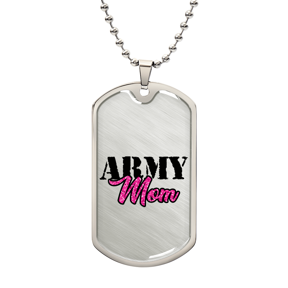 Military Mom DOG TAG