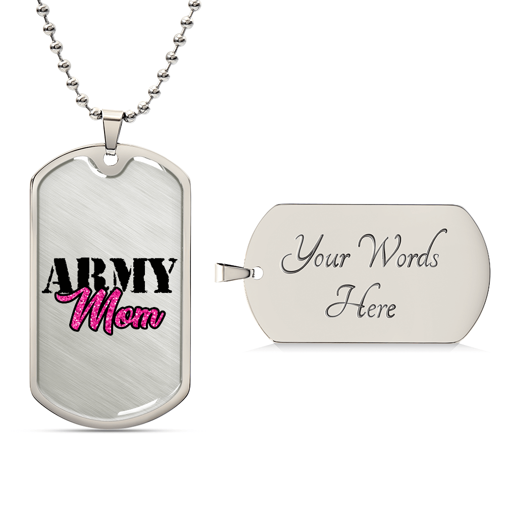 Military Mom DOG TAG