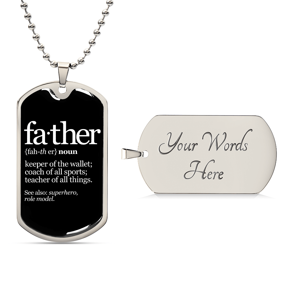 far the rnoun DOG TAG