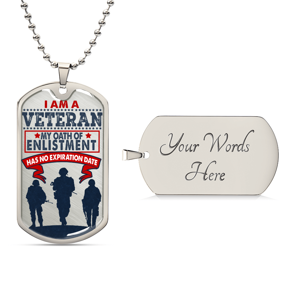 I am a Veteran DOG TAG