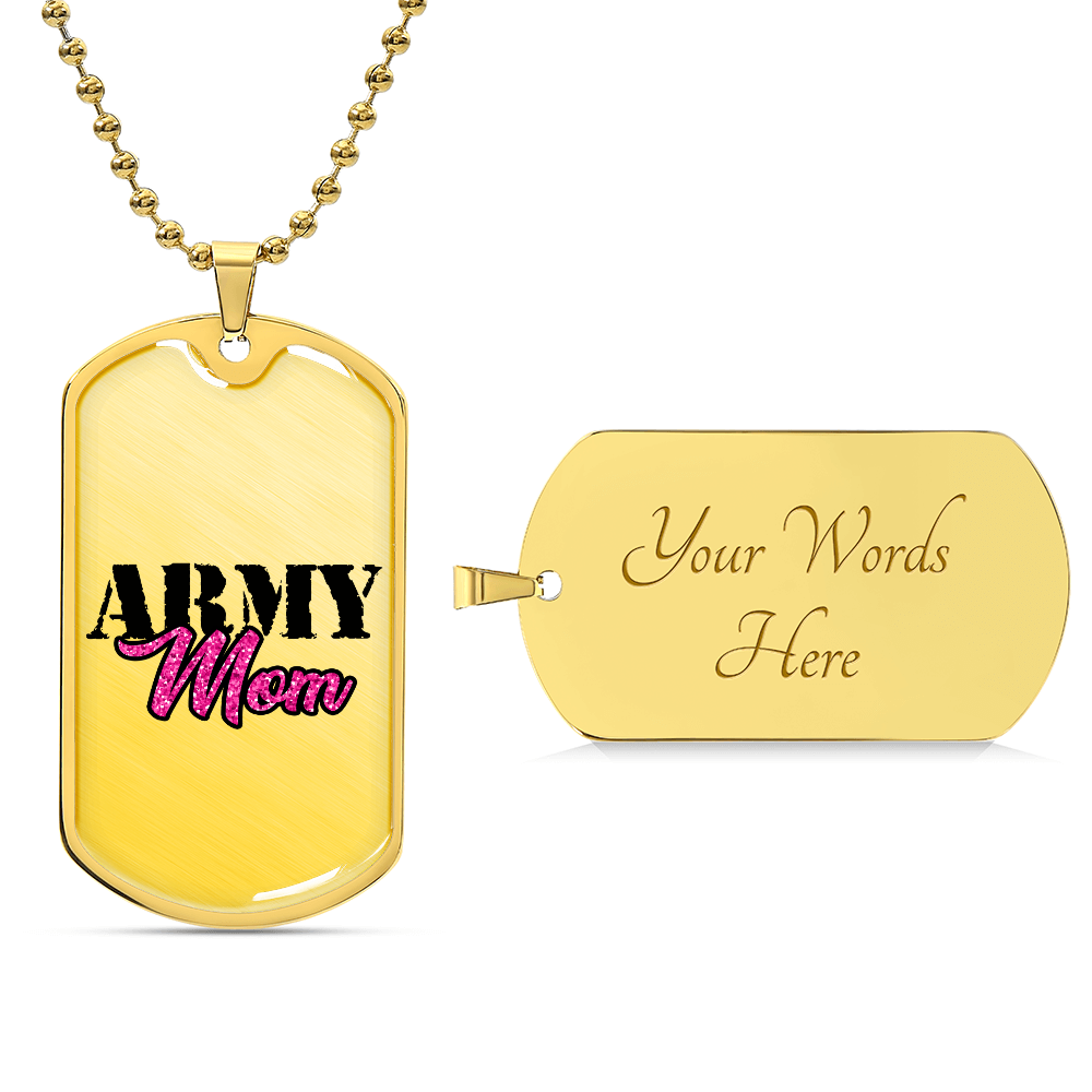 Military Mom DOG TAG
