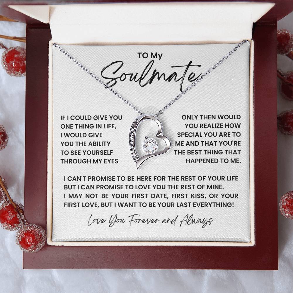 TO MY SOULMATE ONE THING