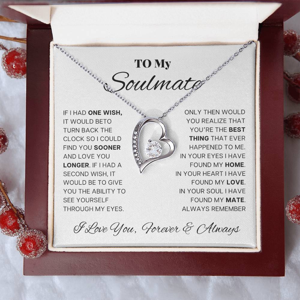 TO MY SOULMATE ONE WISH