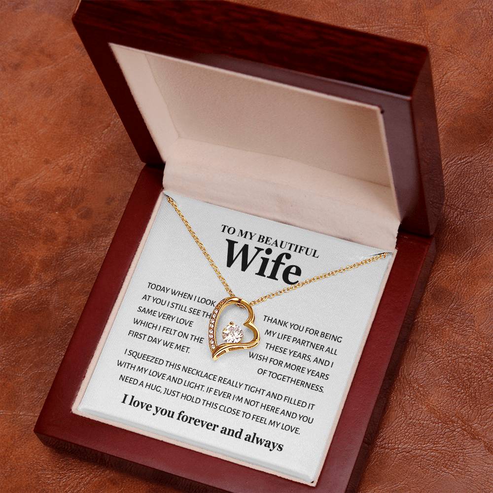 To My Wife - Gold Love Knot