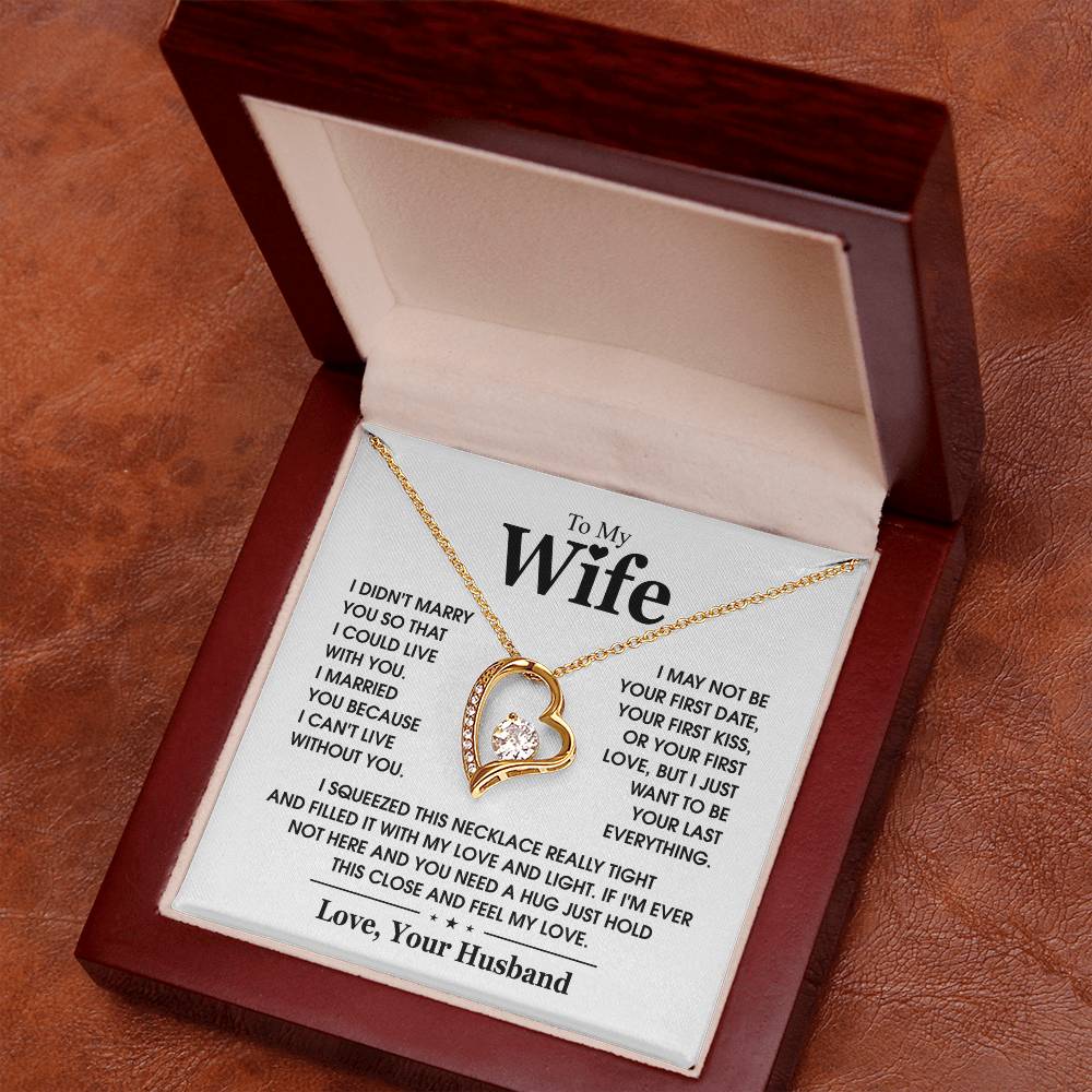 To My Wife - Gold - White
