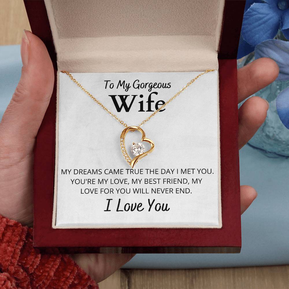 to my gorgeous wife