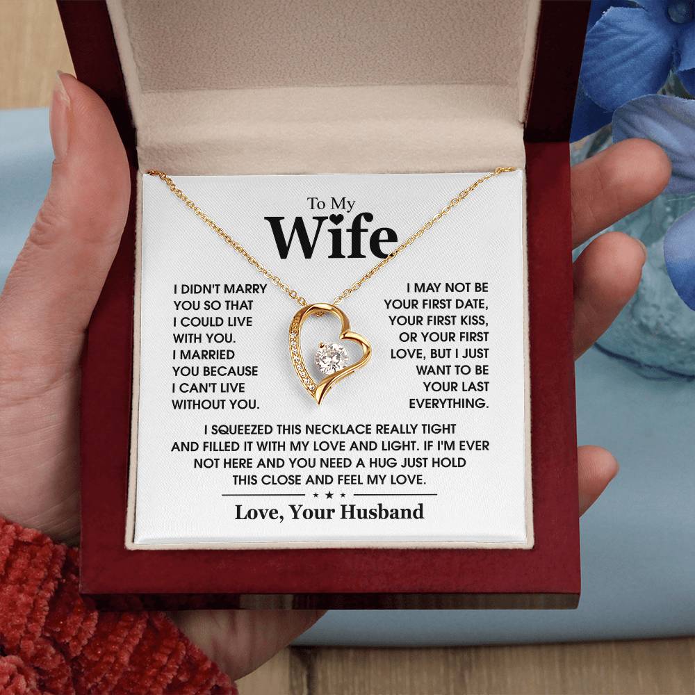 To My Wife - Gold - White