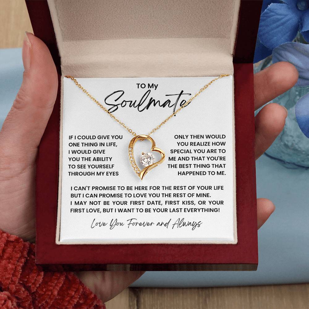 TO MY SOULMATE ONE THING