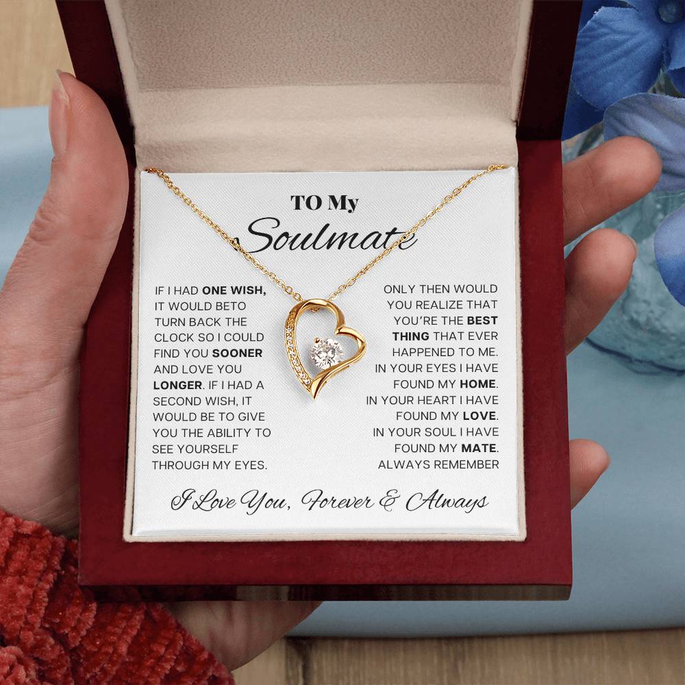 TO MY SOULMATE ONE WISH