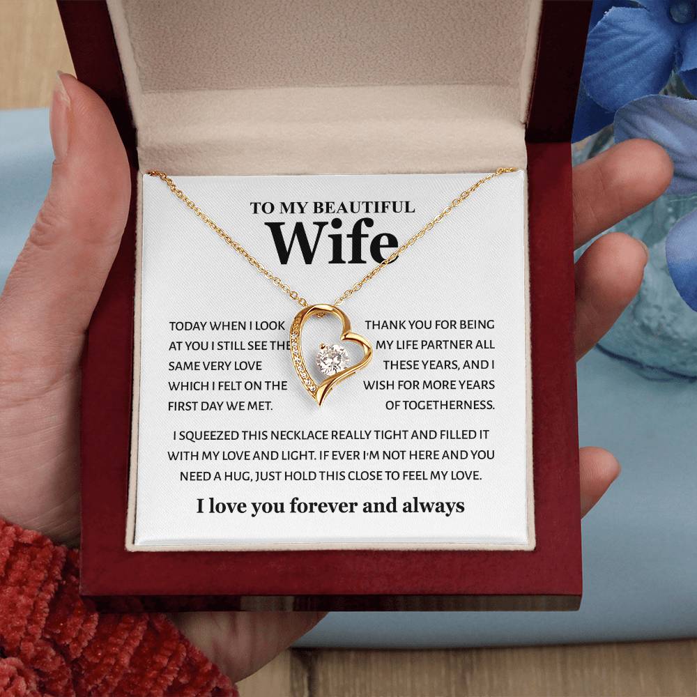 To My Wife - Gold Love Knot