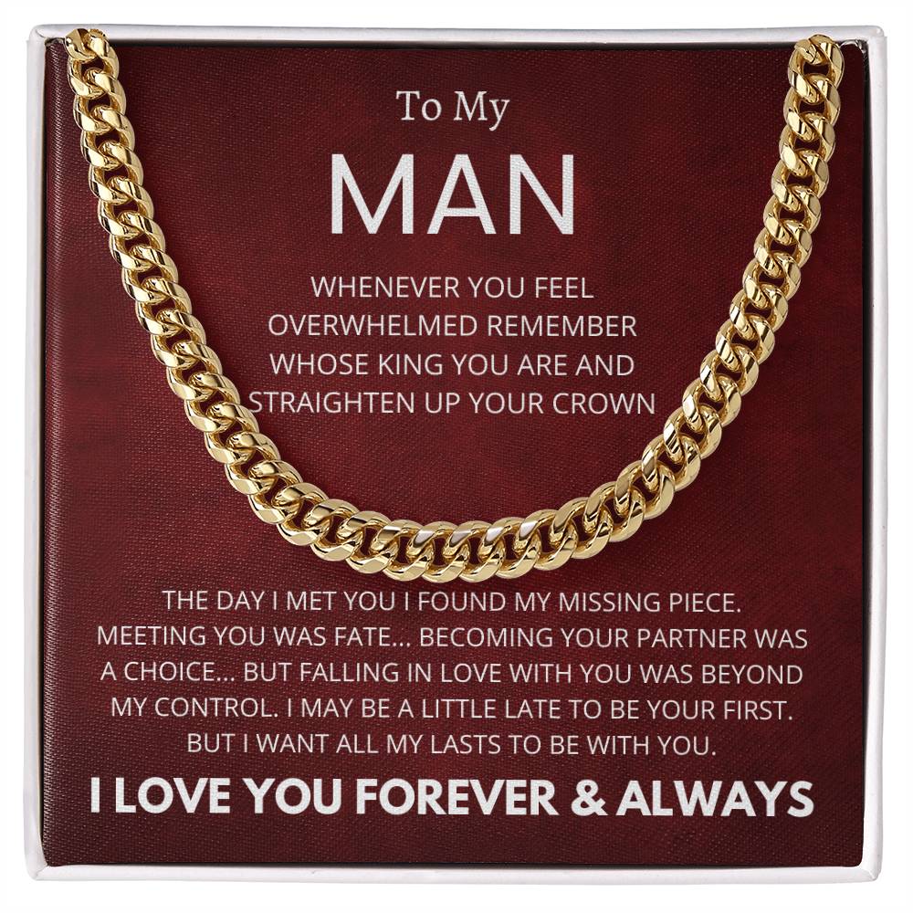 To My Man I Love You Now and Forever