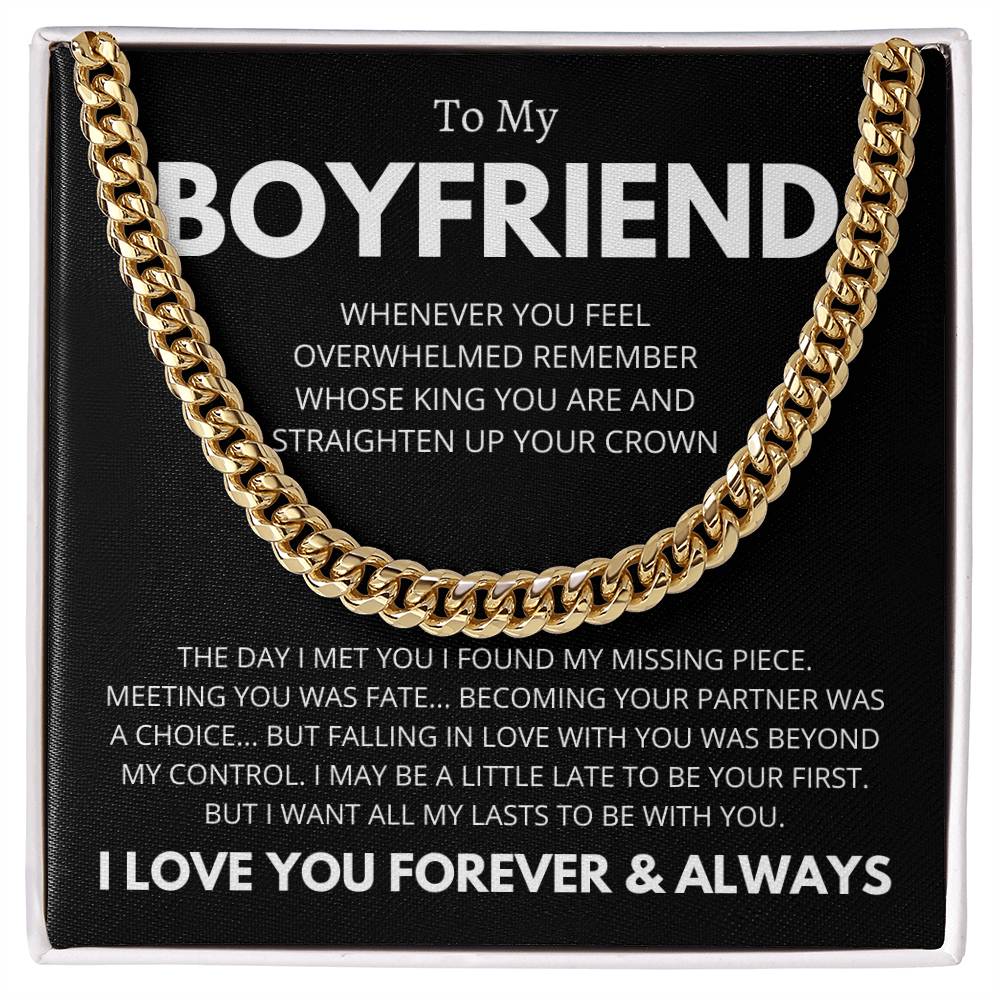 To My Boyfriend Now and Forever