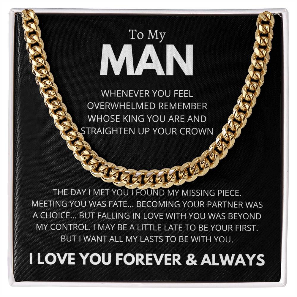 To My Man I Love You Now and Forever