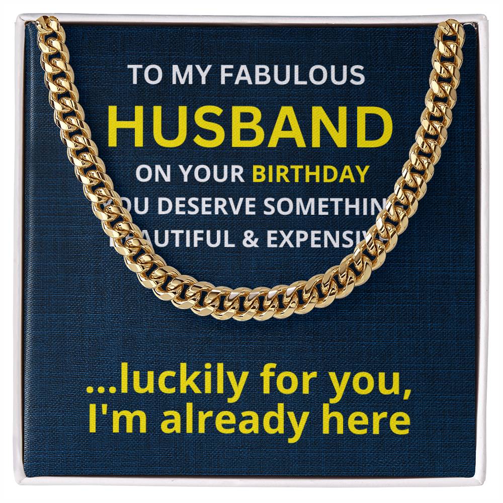To My Fabulous Husband