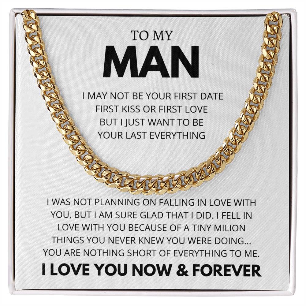 To My Man I Love You Now and Forever