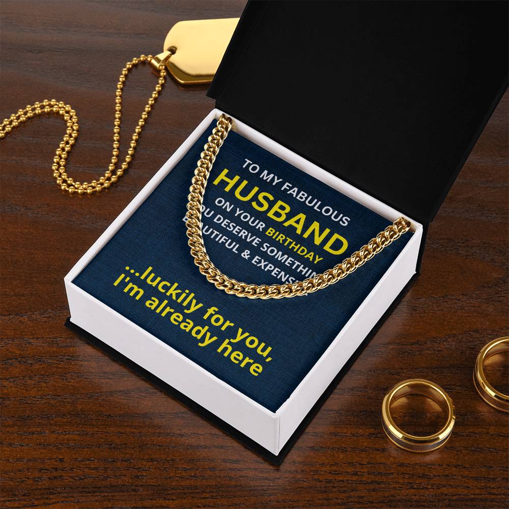 To My Fabulous Husband
