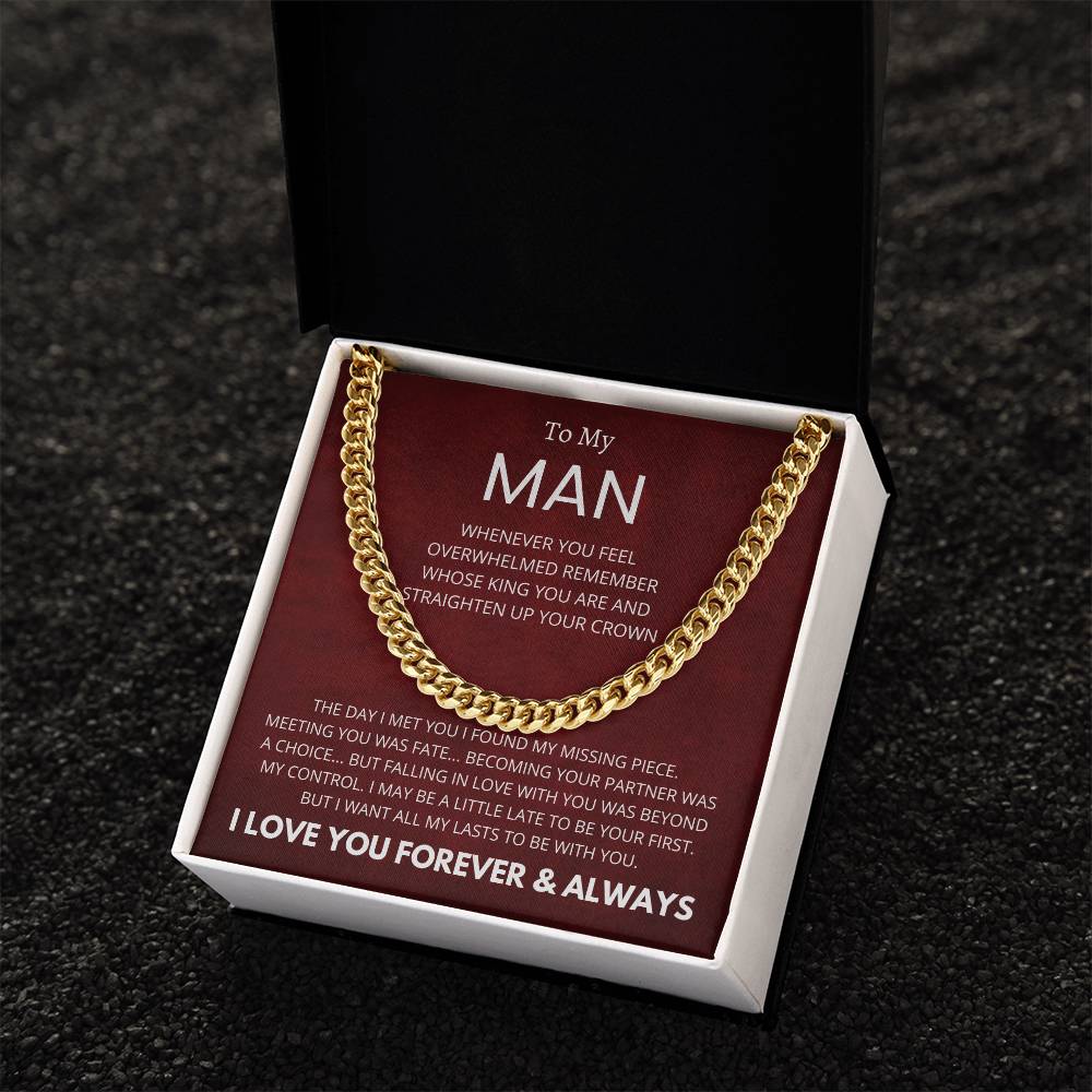 To My Man I Love You Now and Forever