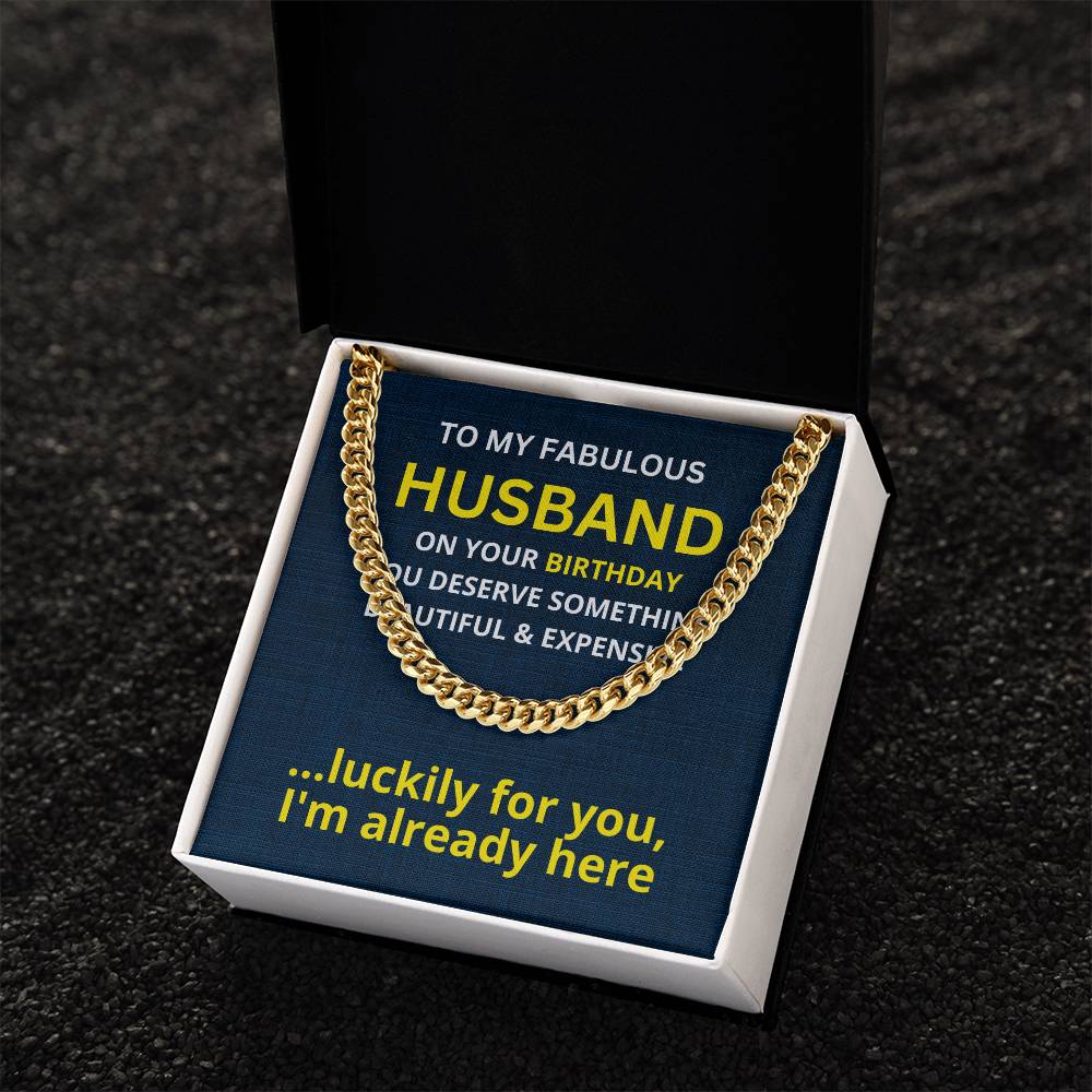 To My Fabulous Husband