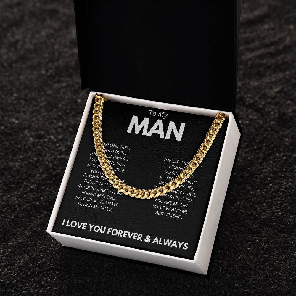 To My Man I Love You Now and Forever