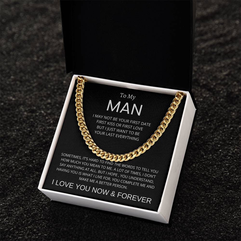 To My Man I Love You Now and Forever