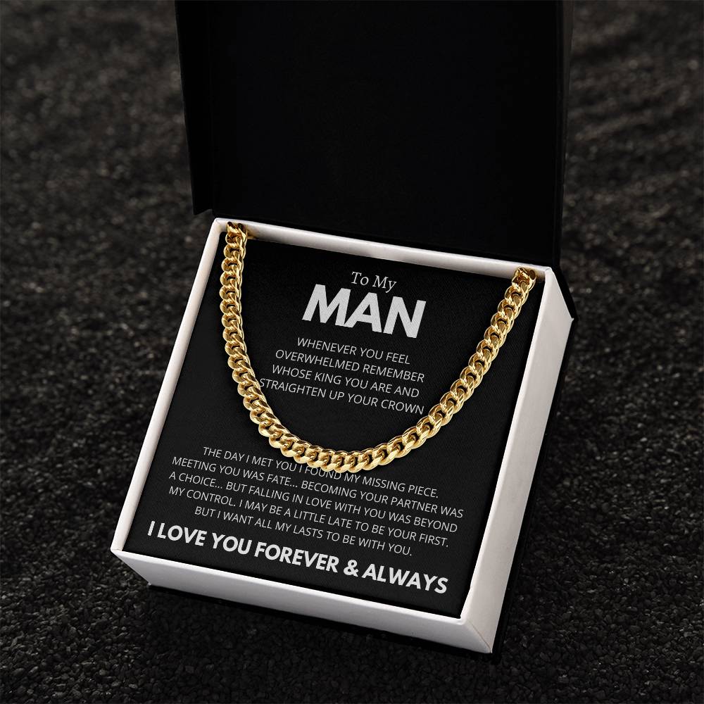 To My Man I Love You Now and Forever
