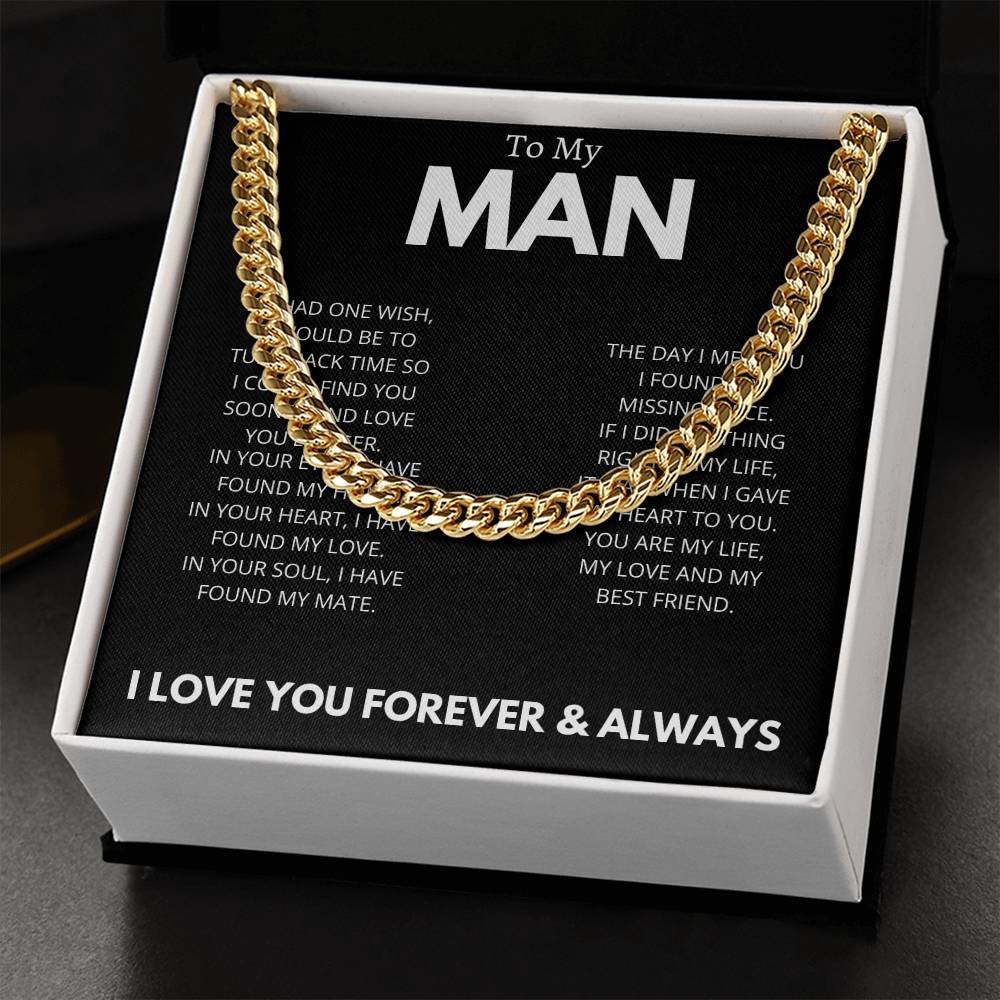 To My Man I Love You Now and Forever