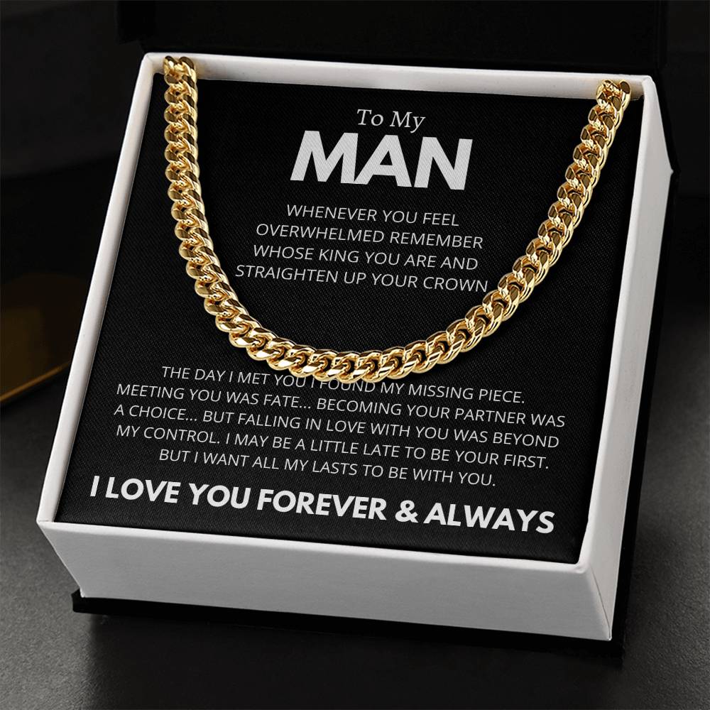 To My Man I Love You Now and Forever
