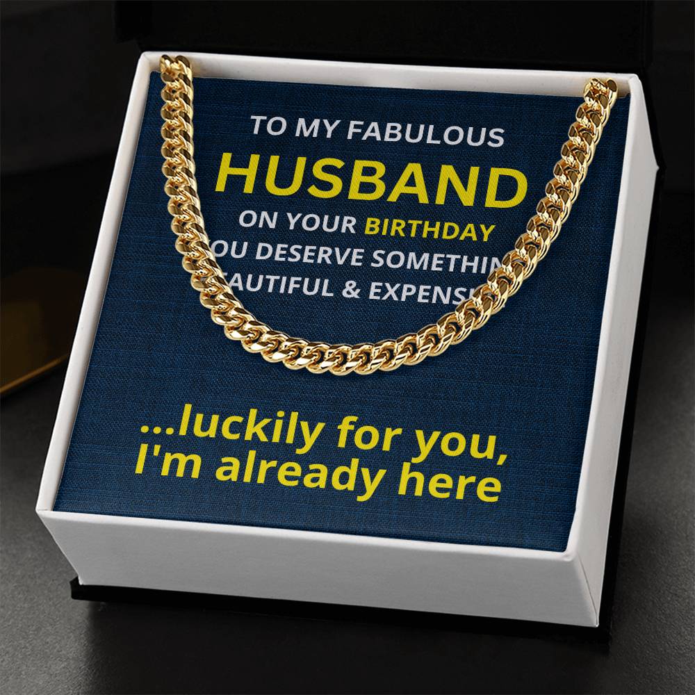 To My Fabulous Husband