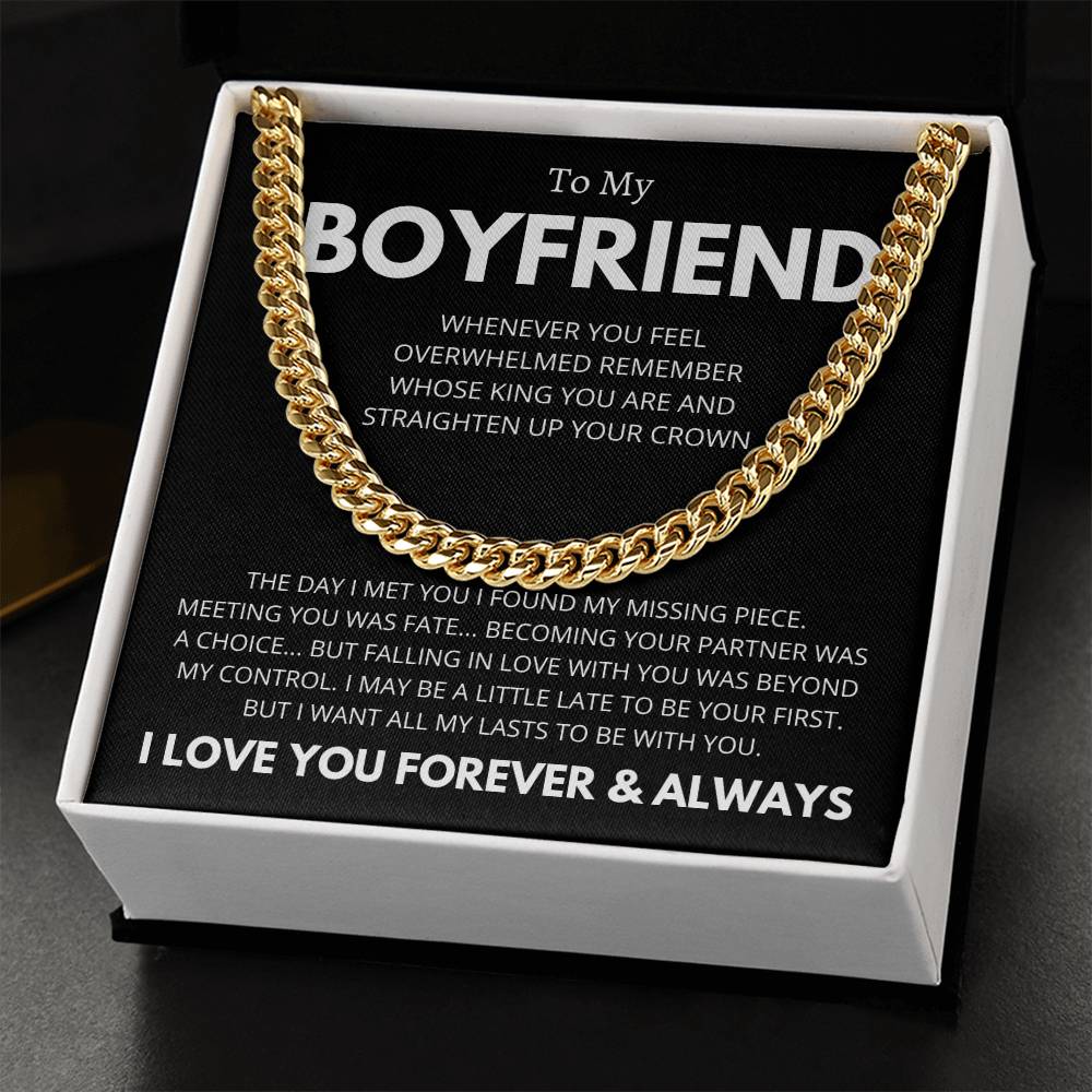 To My Boyfriend Now and Forever