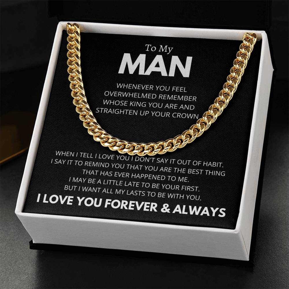 To My Man I Love You Now and Forever
