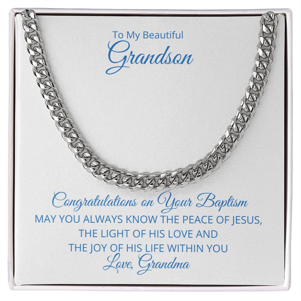 to my beautiful grandson