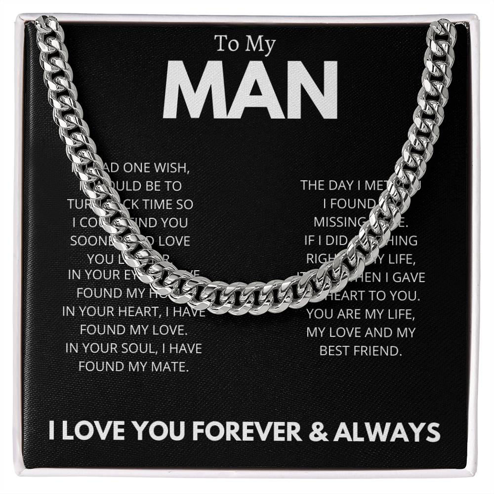 To My Man I Love You Now and Forever