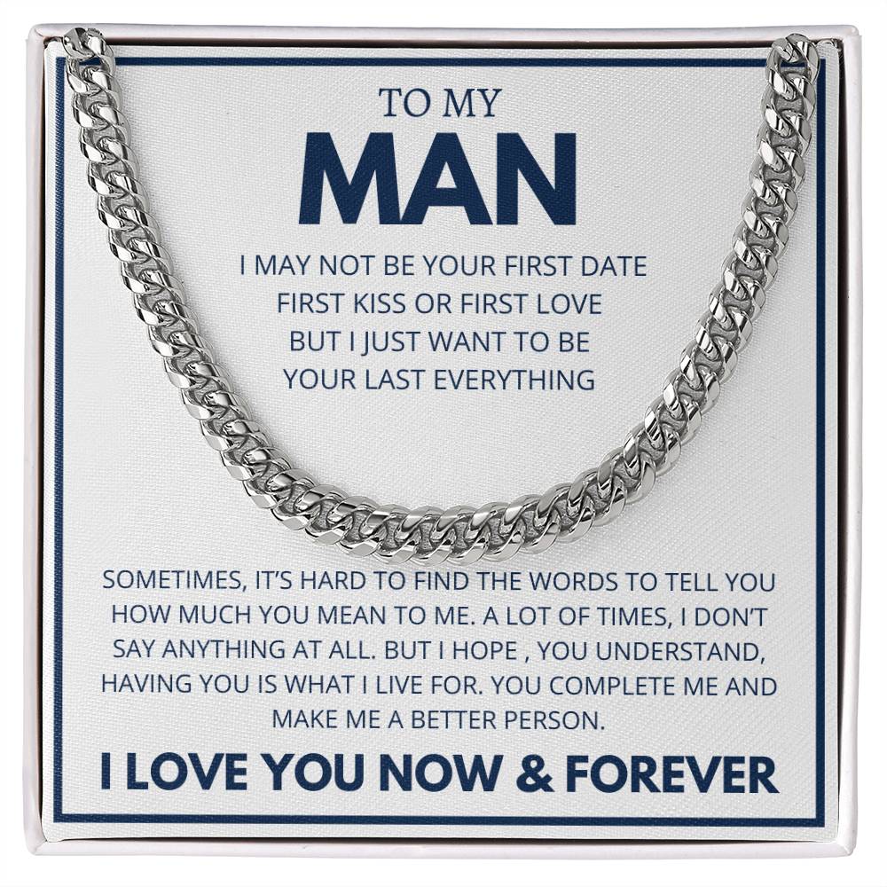 To My Man I Love You Now and Forever