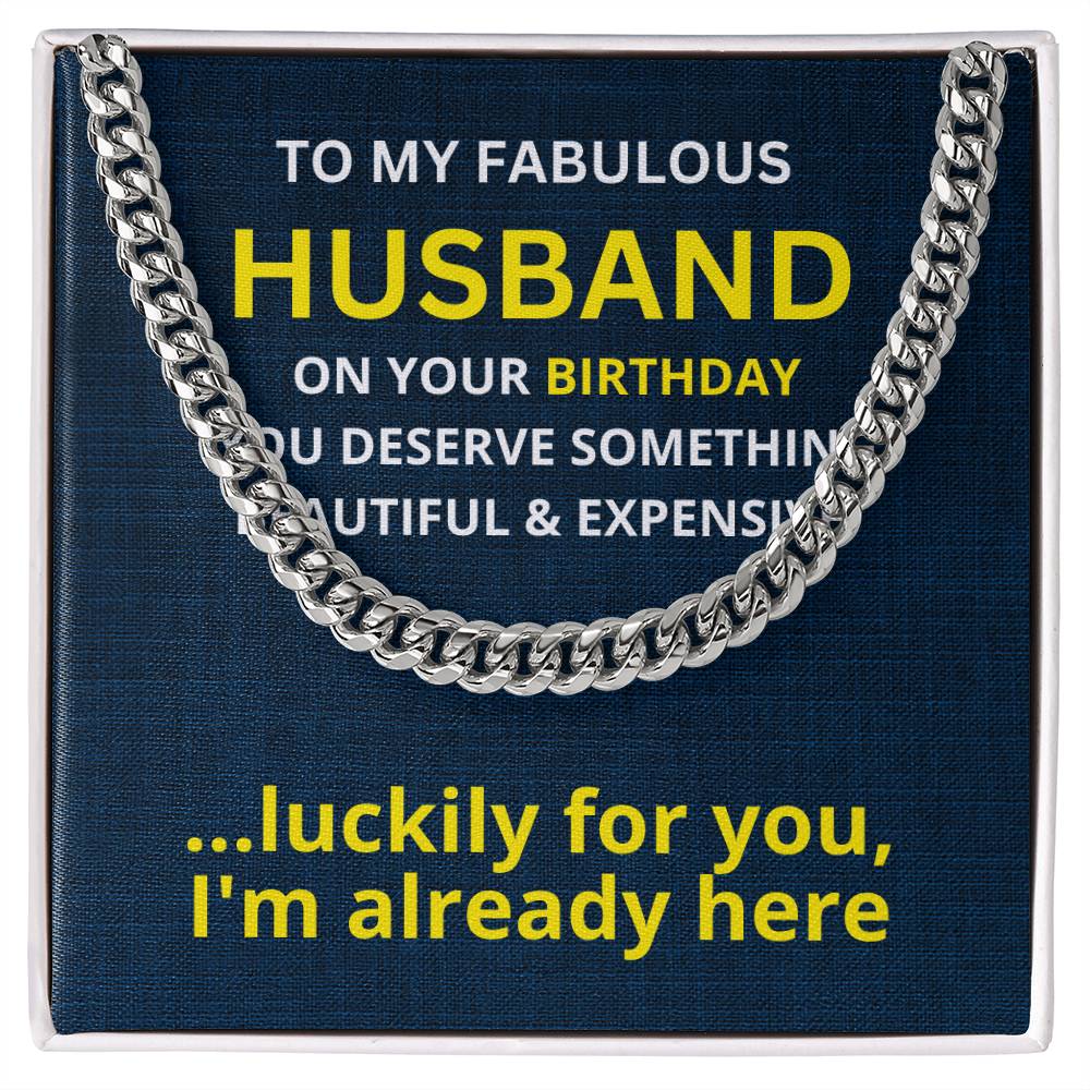 To My Fabulous Husband