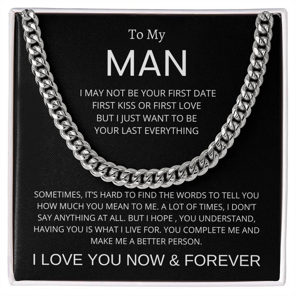 To My Man I Love You Now and Forever