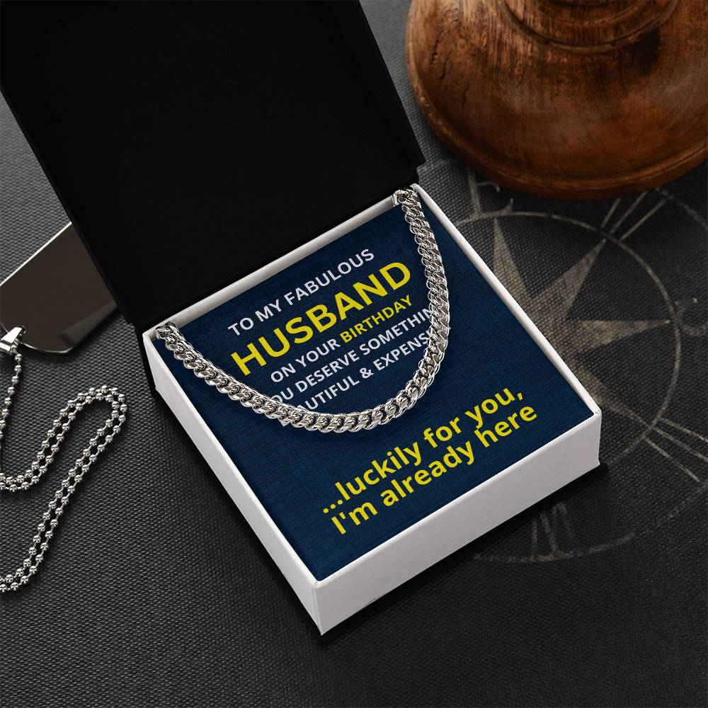 To My Fabulous Husband