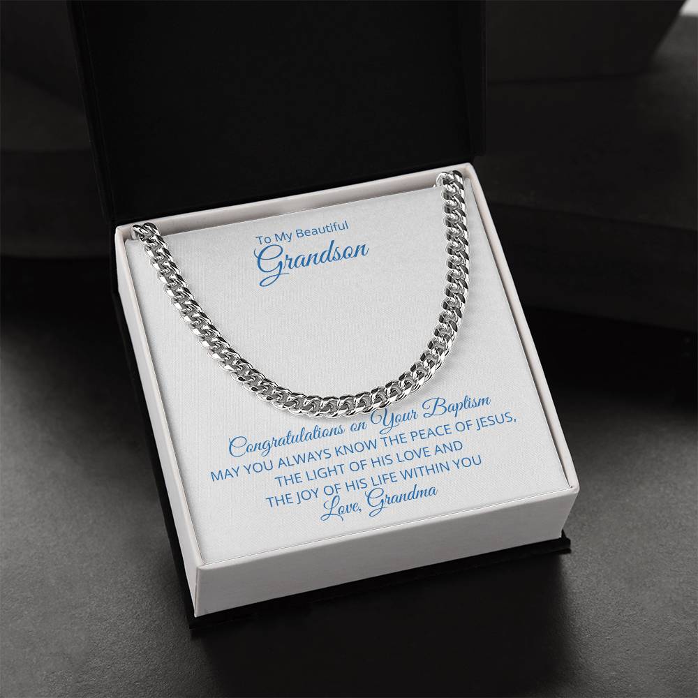 to my beautiful grandson
