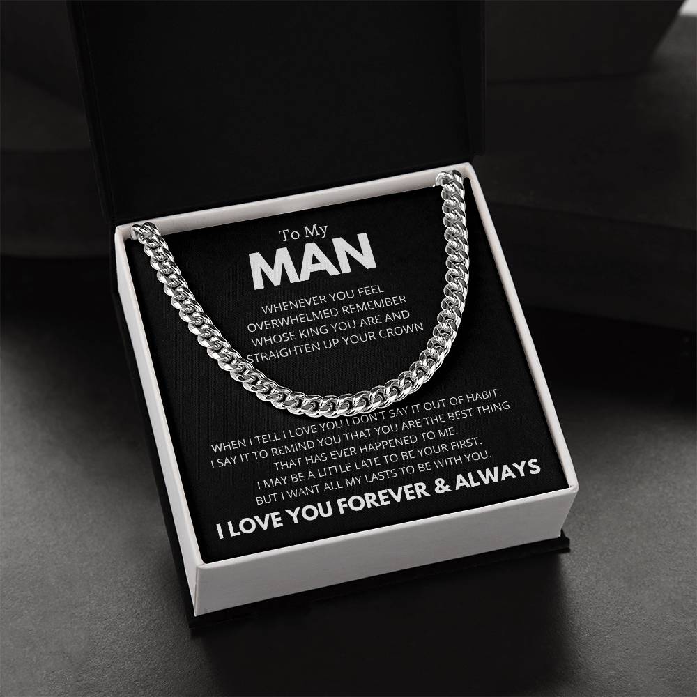 To My Man I Love You Now and Forever
