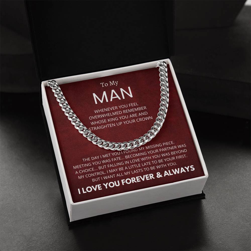 To My Man I Love You Now and Forever