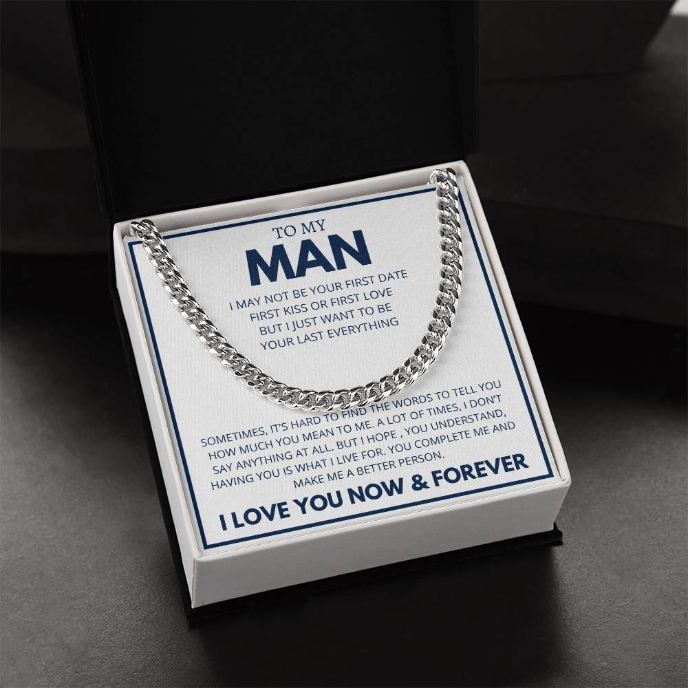 To My Man I Love You Now and Forever