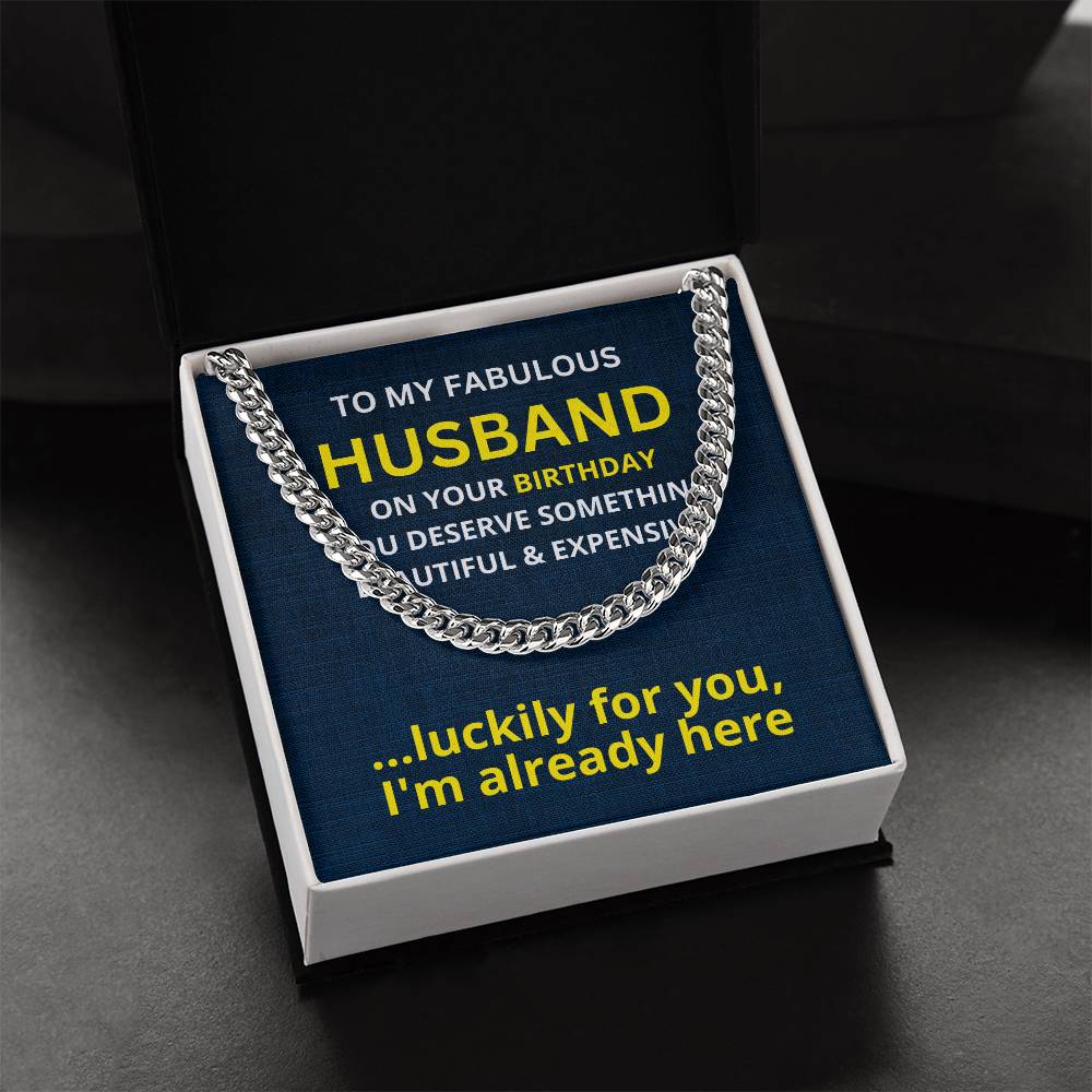 To My Fabulous Husband