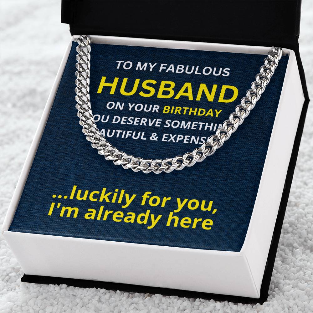 To My Fabulous Husband