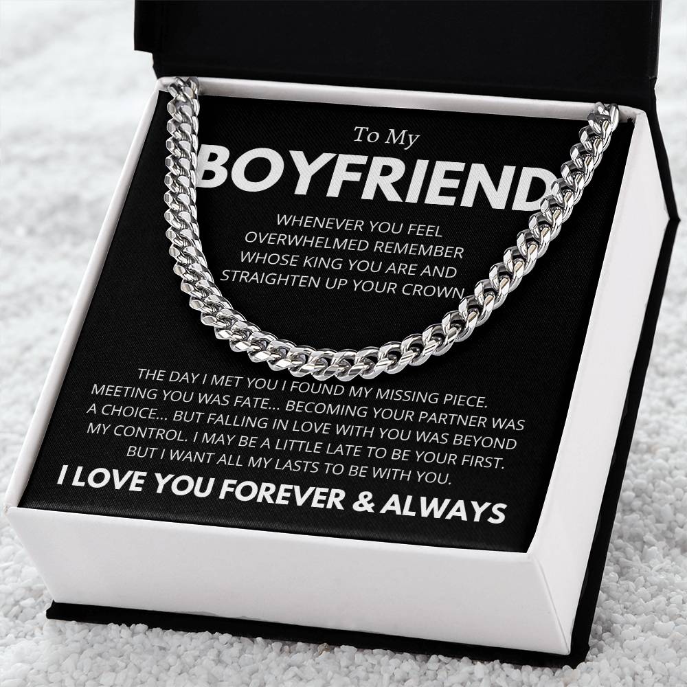 To My Boyfriend Now and Forever