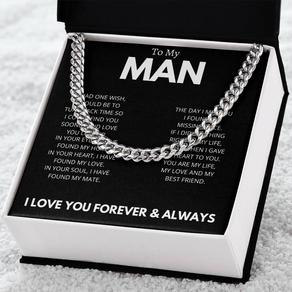 To My Man I Love You Now and Forever