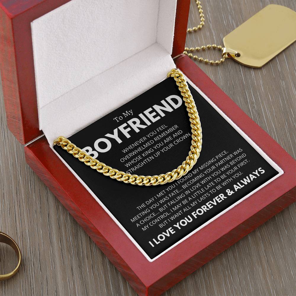 To My Boyfriend Now and Forever