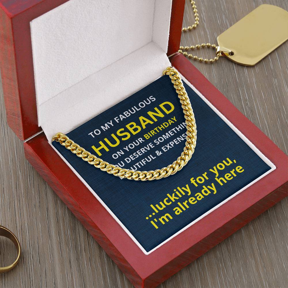 To My Fabulous Husband