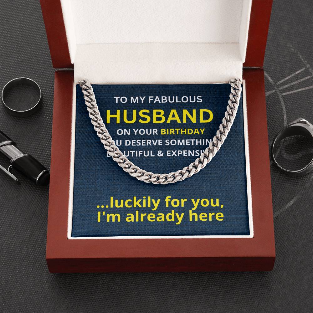 To My Fabulous Husband